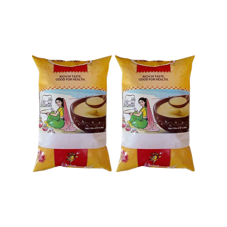 Vijaya Cow Ghee - Pack of 2 (Hasuvina Tuppa)
