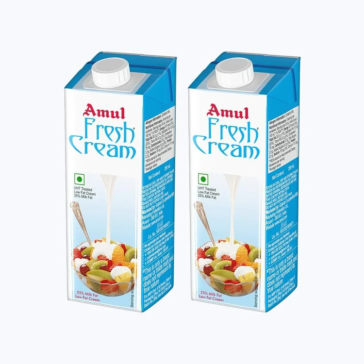 Amul Fresh Cream - Pack of 2
