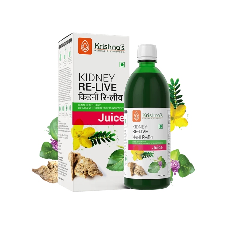 Krishna's Herbal & Ayurveda Kidney Re-Live Herbal Juice