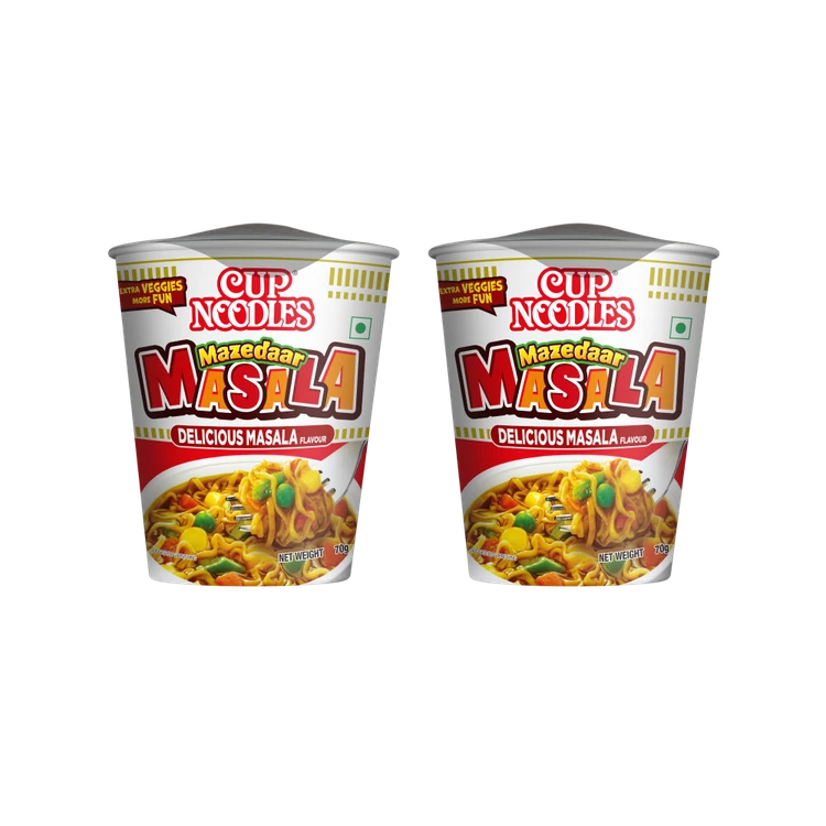 Nissin Mazedar Masala Cup Noodles - Pack of 2