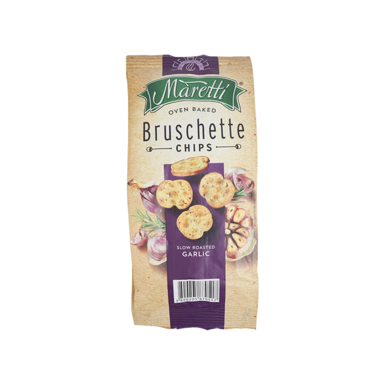 Maretti Oven Baked Bruschetta Chips - Slow Roasted Garlic