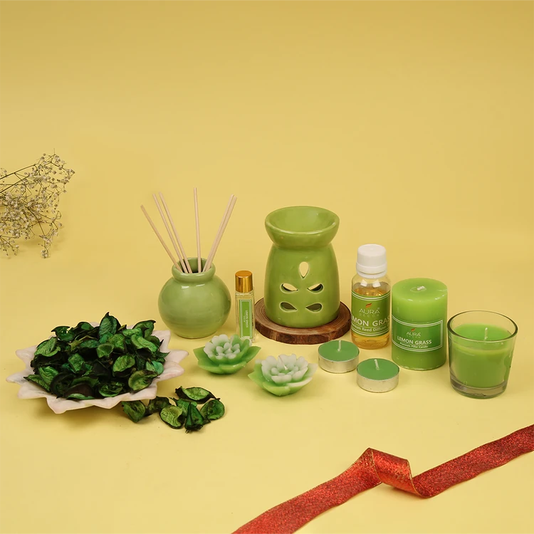 Auradecor Premium Diffuser Gift Set (Lemon Grass)