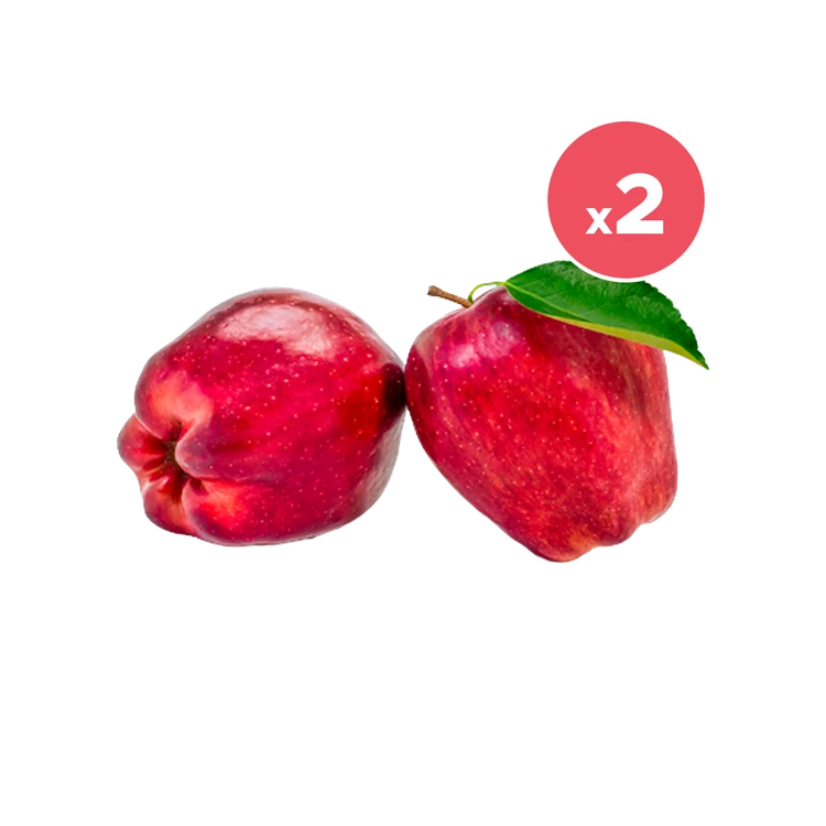 Washington Red Delicious Apple - Pack of 2 (Sebu)