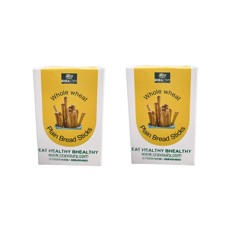 Bhealthy By Mamta Whole Wheat Plain Bread Sticks