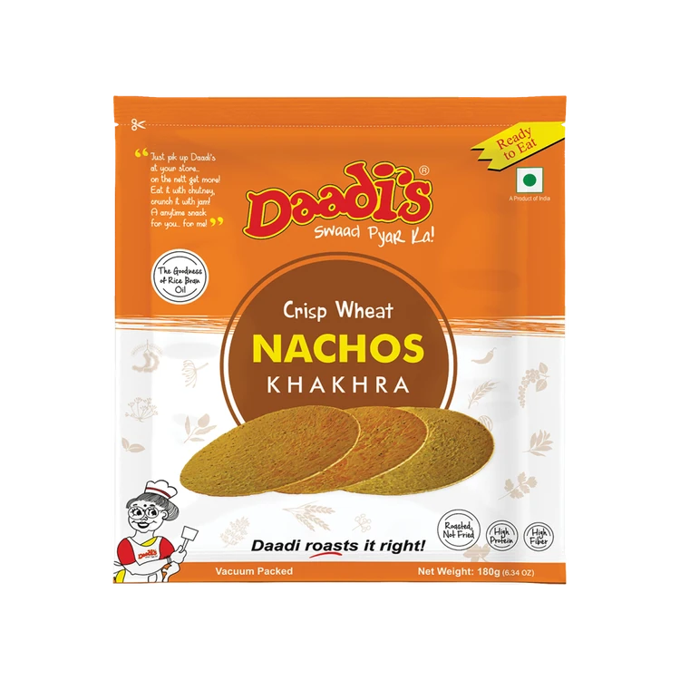 Daadi's Crips Wheat Nachos Khakhra