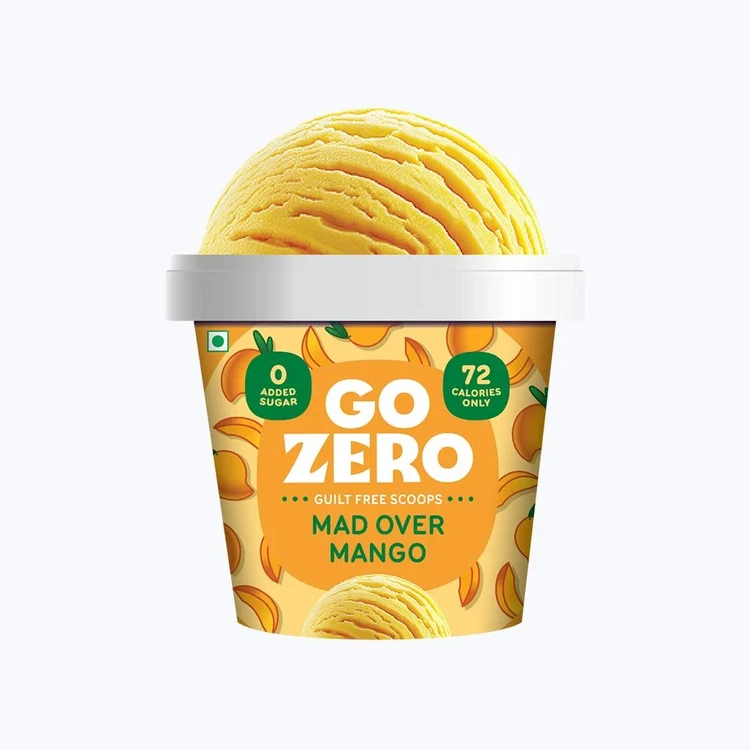 Go Zero Mad Over Mango Low Calorie Guilt-Free Ice Cream Cup