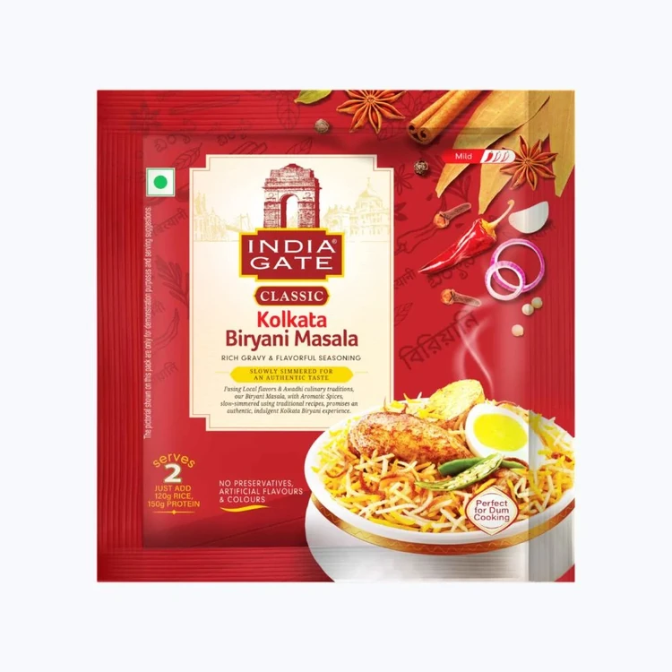 India Gate Classic Kolkata Biryani Masala - 70 g