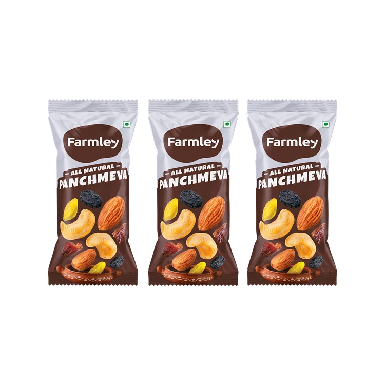 Farmley Panchmeva Dry Fruit Mix - Pack of 3 (Dry Fruit Mishrana)