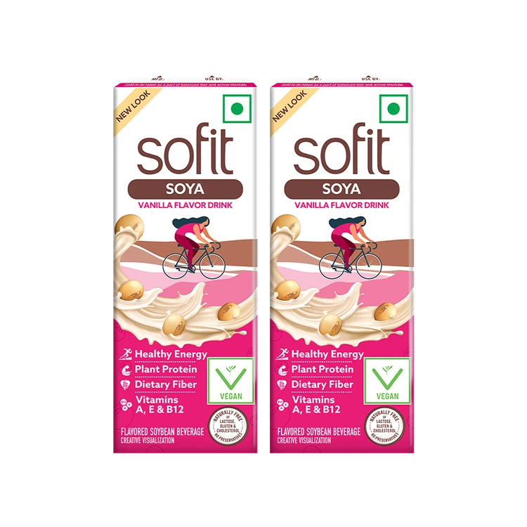 Sofit Vanilla Soy Beverage - Pack of 2
