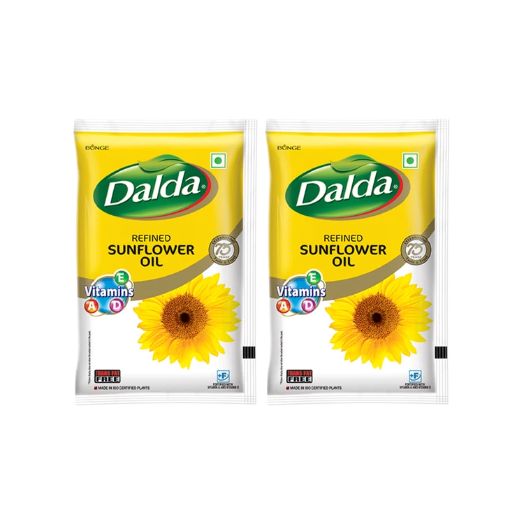 Dalda Refined Sunflower Oil - Pack of 2 (Suryakanthi Enne)