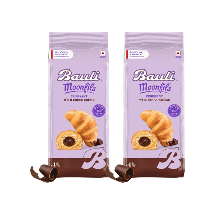Bauli Moonfils Chocolate Crème Soft Croissant - Pack of 2