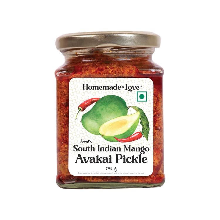 Homemade Love Avakai Mango Pickle