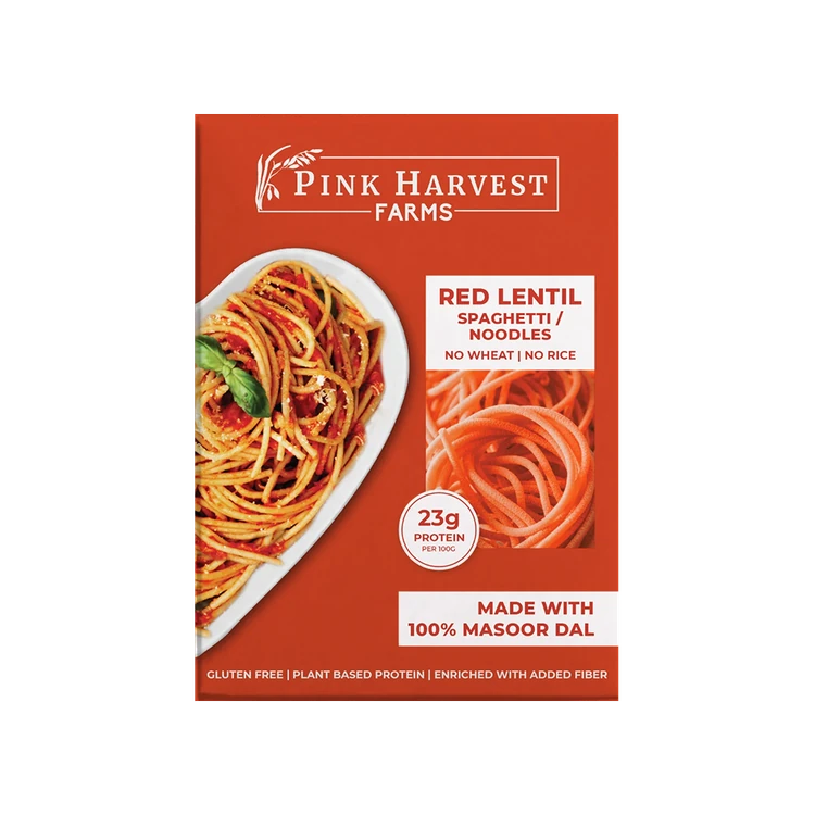 Pink Harvest Farms Red Lentil Spaghetti Pasta (Gluten Free)