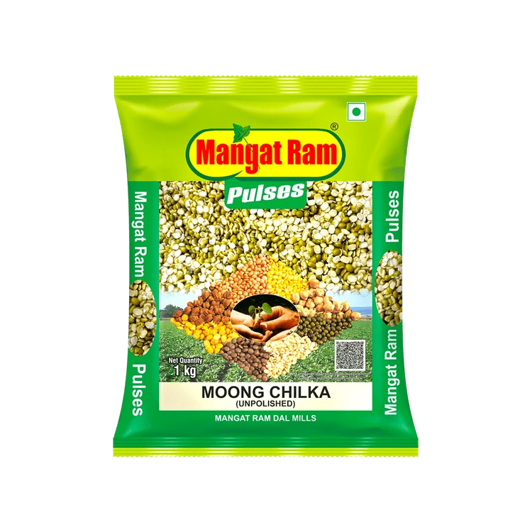 Mangat Ram Unpolished Moong Dal (Chilka)