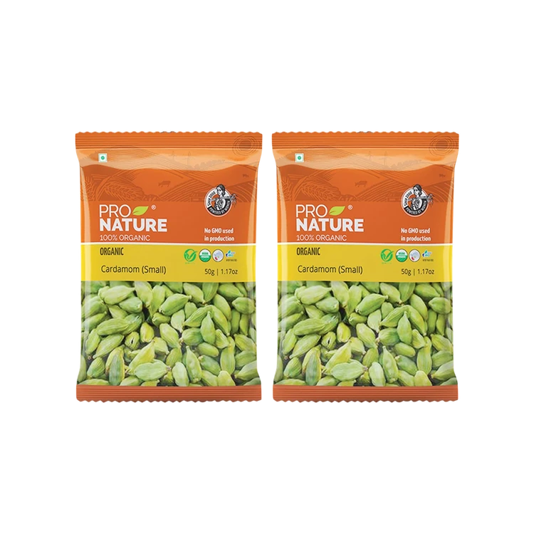Pro Nature Classic Cardamom Whole (Small) - Pack of 2