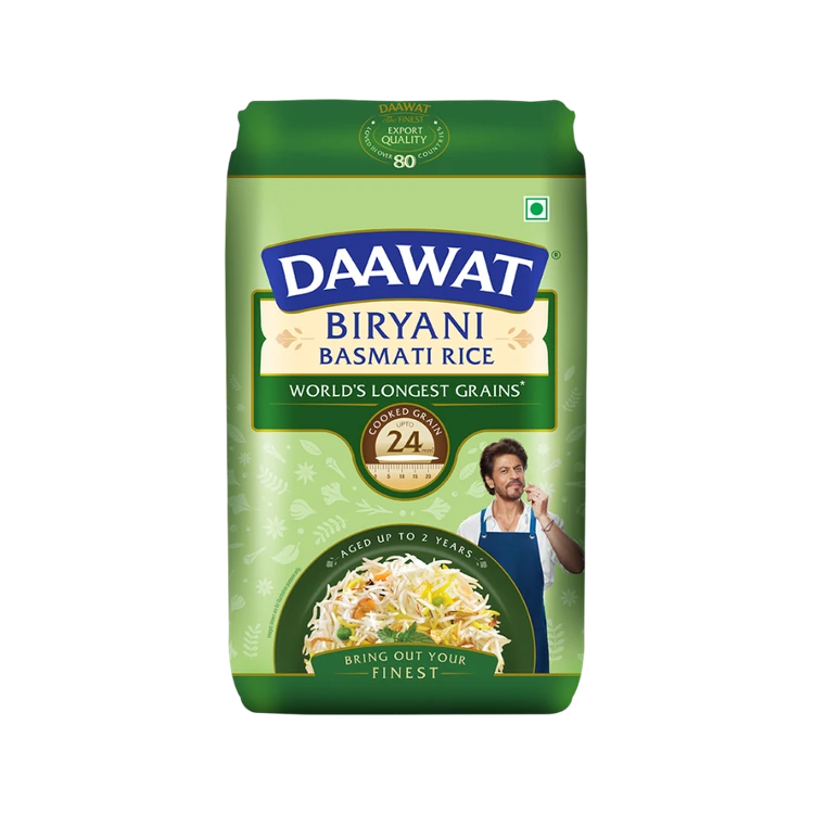 Daawat Biryani Basmati Rice (Extra Long Grain) (Basmati Akki)