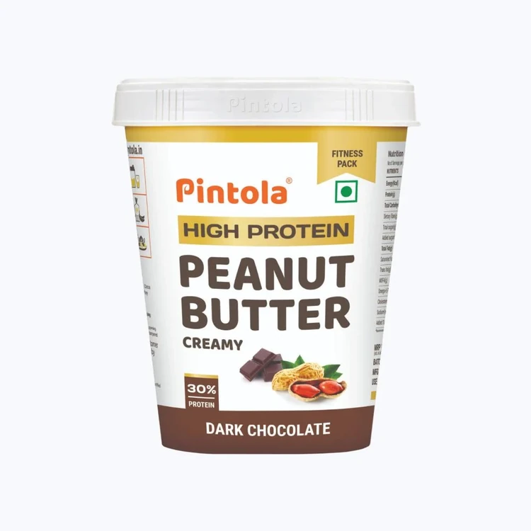 Pintola Dark Chocolate Creamy Peanut Butter (High Protein)