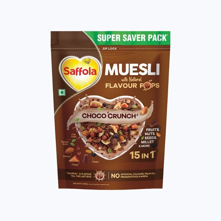 Saffola Choco Crunch Muesli