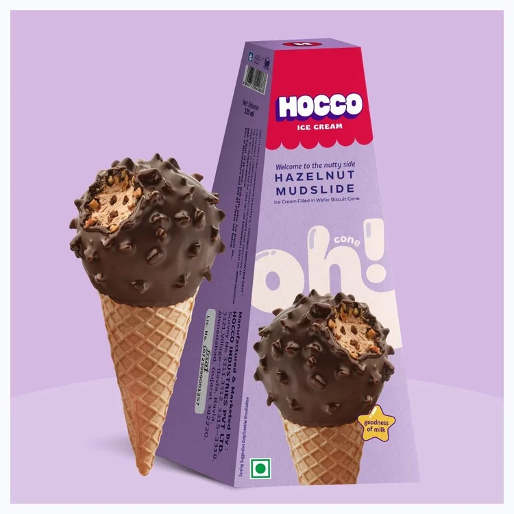 Hocco Hazelnut Mudslide Ice Cream Cone