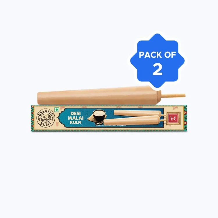 Grameen Desi Malai Kulfi Stick - Pack of 2