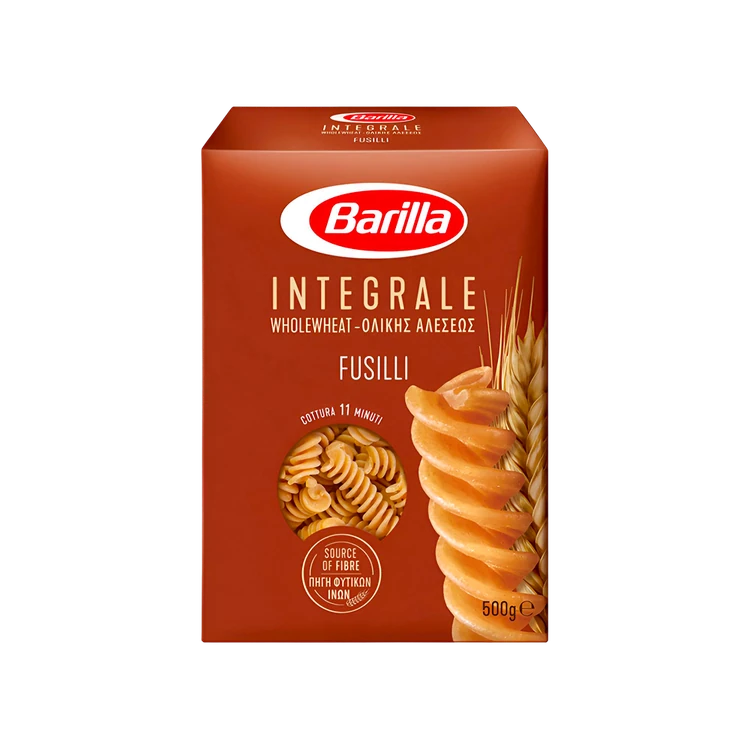 Barilla Integrale Wholewheat Fusilli Pasta