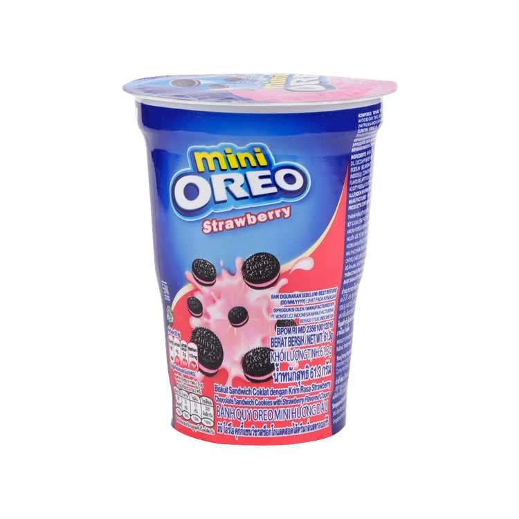 Oreo Mini Strawberry Sandwich Cream Biscuits