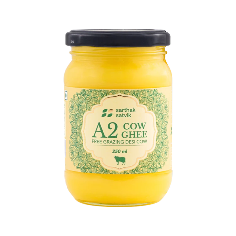 Sarthak Satvik A2 Pure Cow Ghee Bilona Churned (Hasuvina Tuppa)