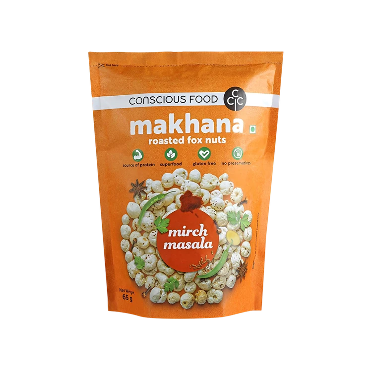 Conscious Food Mirch Masala Roasted Makhana