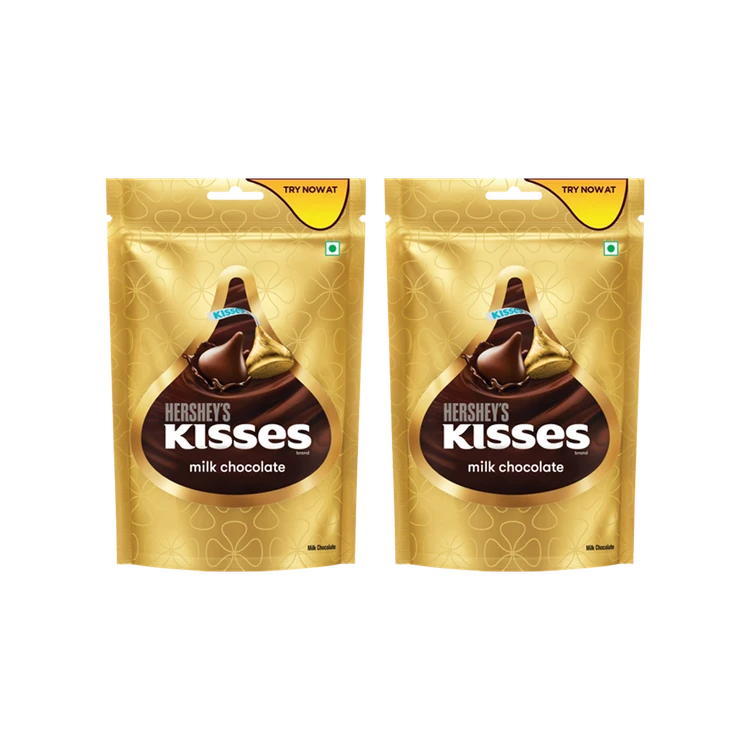 Hershey's Kisses Milk Chocolate Pack - Pack of 2