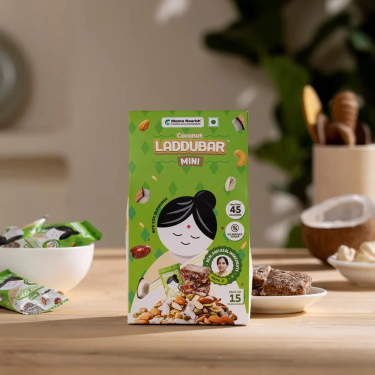 Mama Nourish Coconut Date Bites Laddu Bar Minis