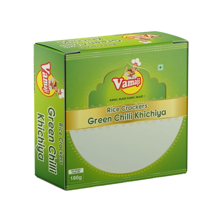 VAMAJI Green Chilli Khichiya Papad