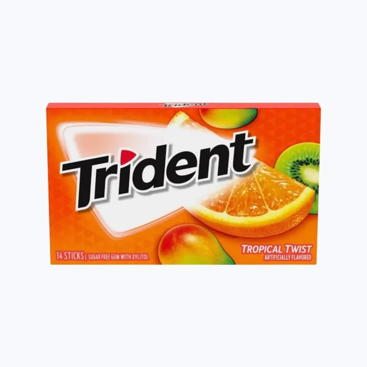 Trident Tropical Twist Gum (Sugar Free)
