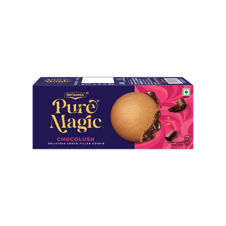Britannia Pure Magic Chocolush Choco Filled Cookies (69 g)