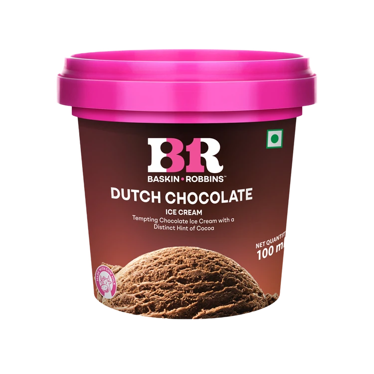 Baskin Robbins Dutch Chocolate Ice Cream Cup