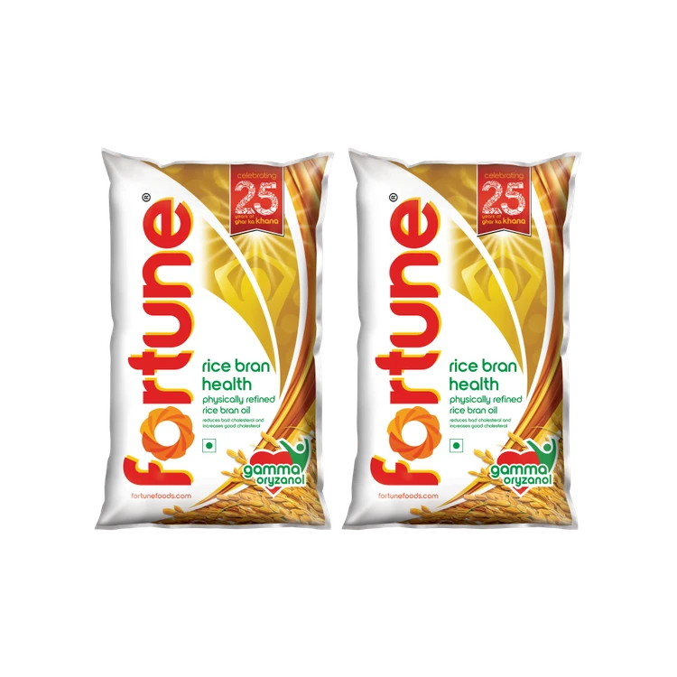 Fortune Rice Bran Oil - Pack of 2 (Akki Enne)