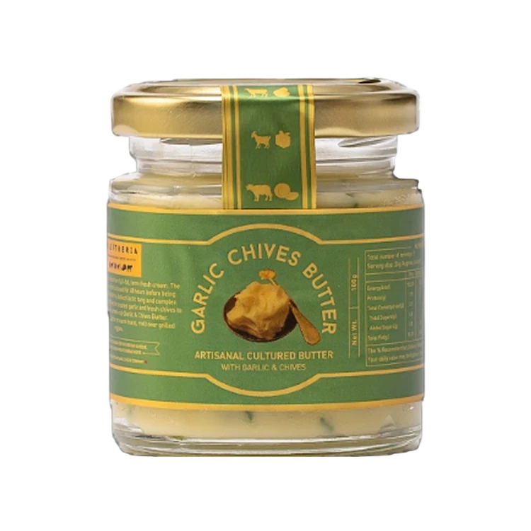 Eleftheria Garlic & Chives Cultured Butter