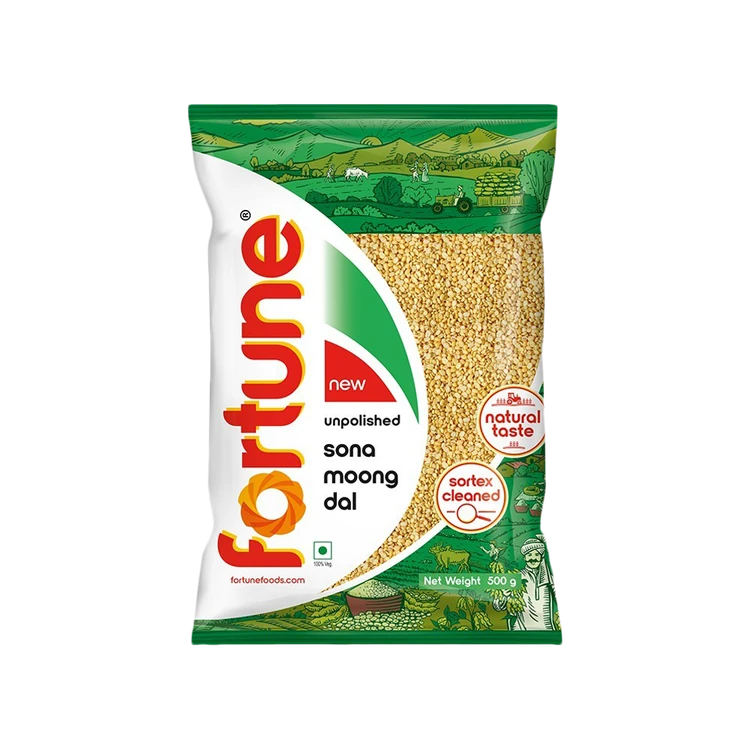 Fortune Sona Moong Dal Unpolished - Pack of 2 (Sona Hesaru Bele)