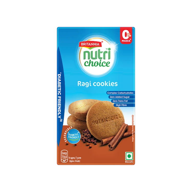 Britannia NutriChoice Ragi Cookies (Diabetic Friendly)