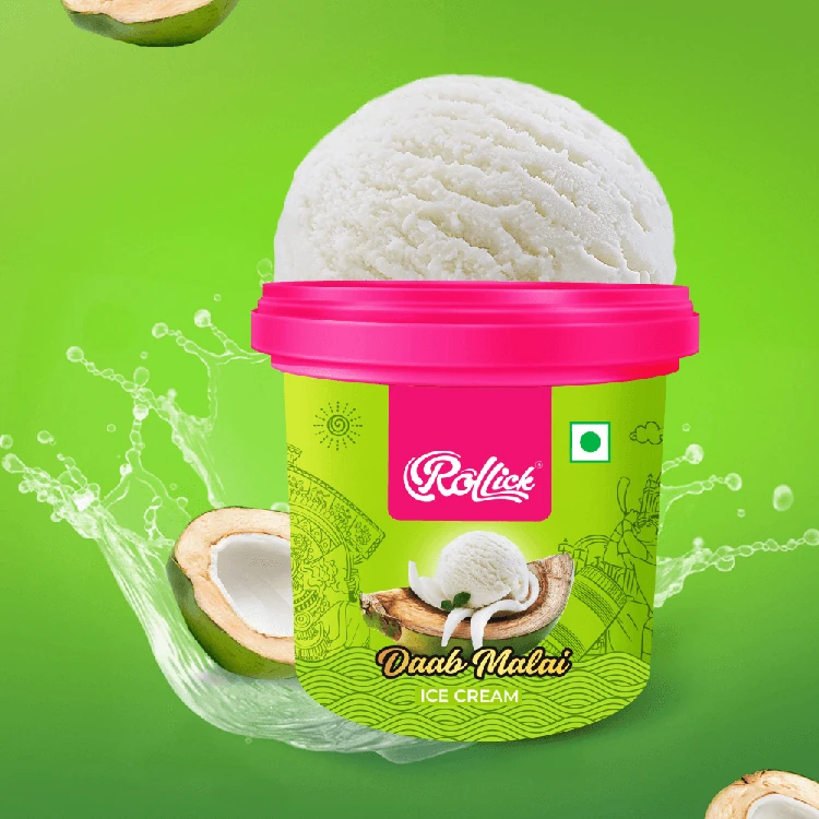 Rollick Daab Malai Ice Cream Cup