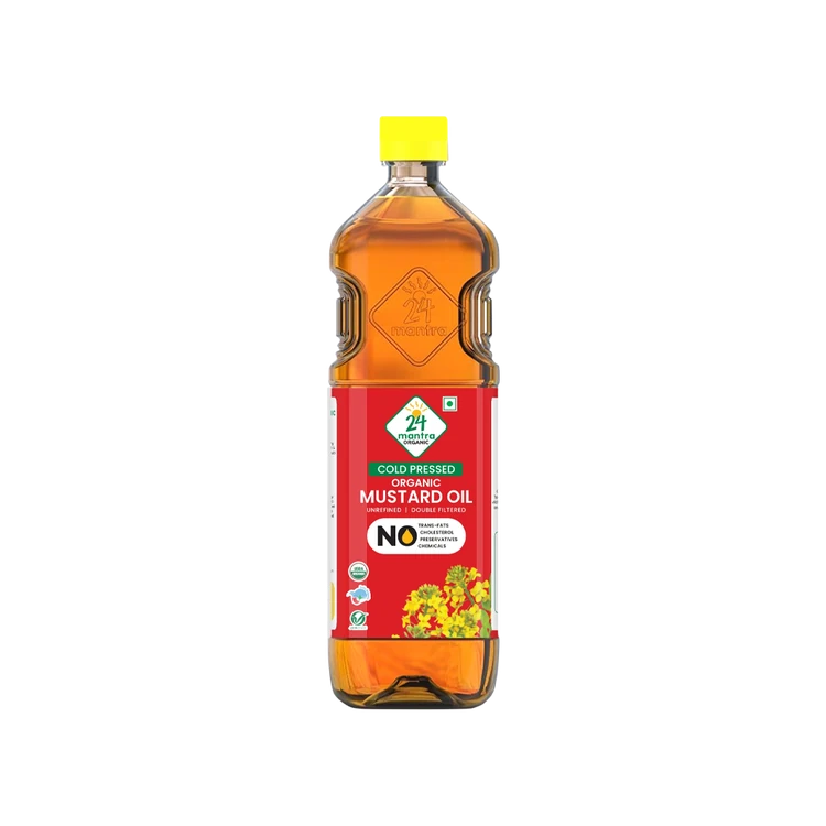 24 Mantra Organic Cold Pressed Mustard Oil