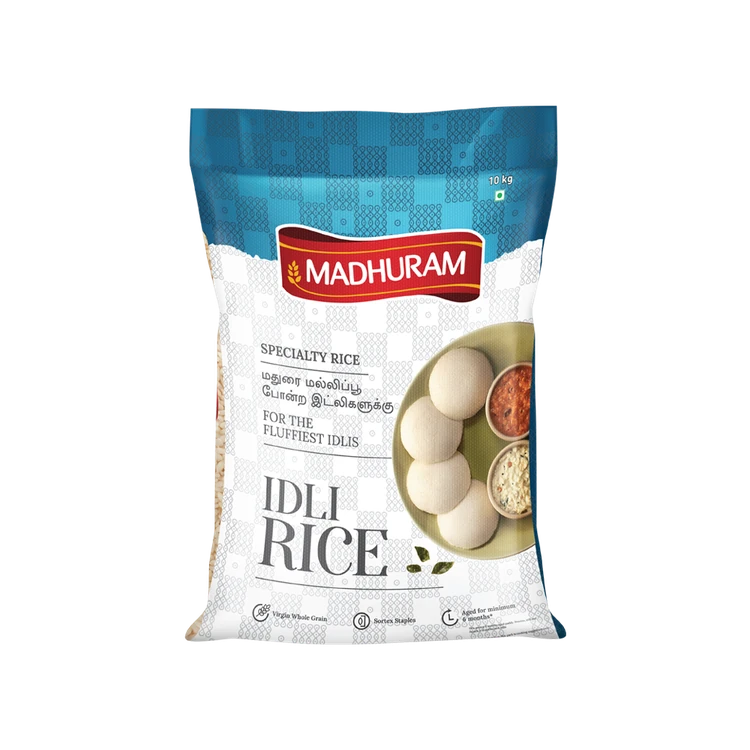 Madhuram Specialty Idli Rice (Medium Grain) (Idli Akki)