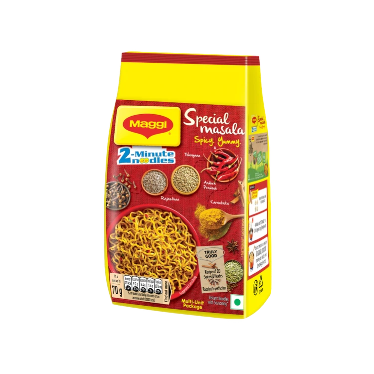 Maggi Special Masala Spicy Instant Noodles - Pack of 12