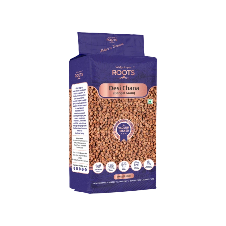 WINGS IMPEX ROOTS Desi Kala Chana