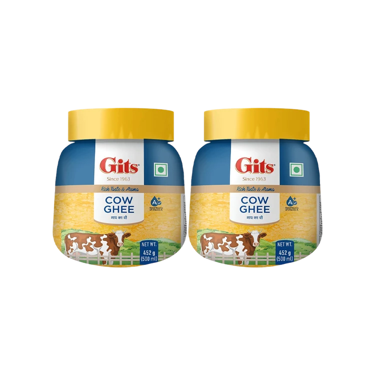 Gits Cow Ghee - Pack of 2 (Hasuvina Tuppa)