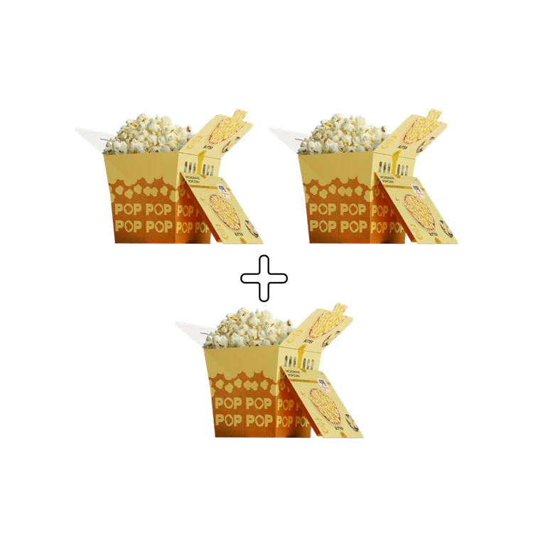 4700BC Microwave PopBox Butter Popcorn Jumbo Size - Buy 2 Get 1 Free