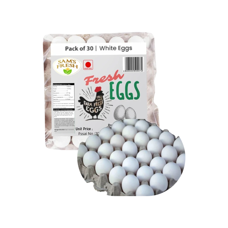 Sam's Fresh White Eggs