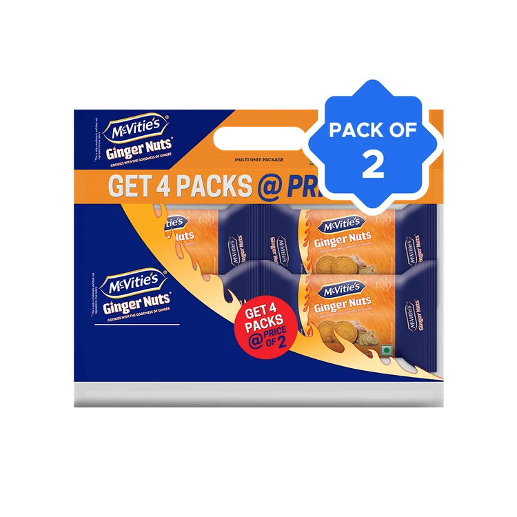 McVitie's Ginger Cookies - Buy 2 Get 2 Free - Pack of 2