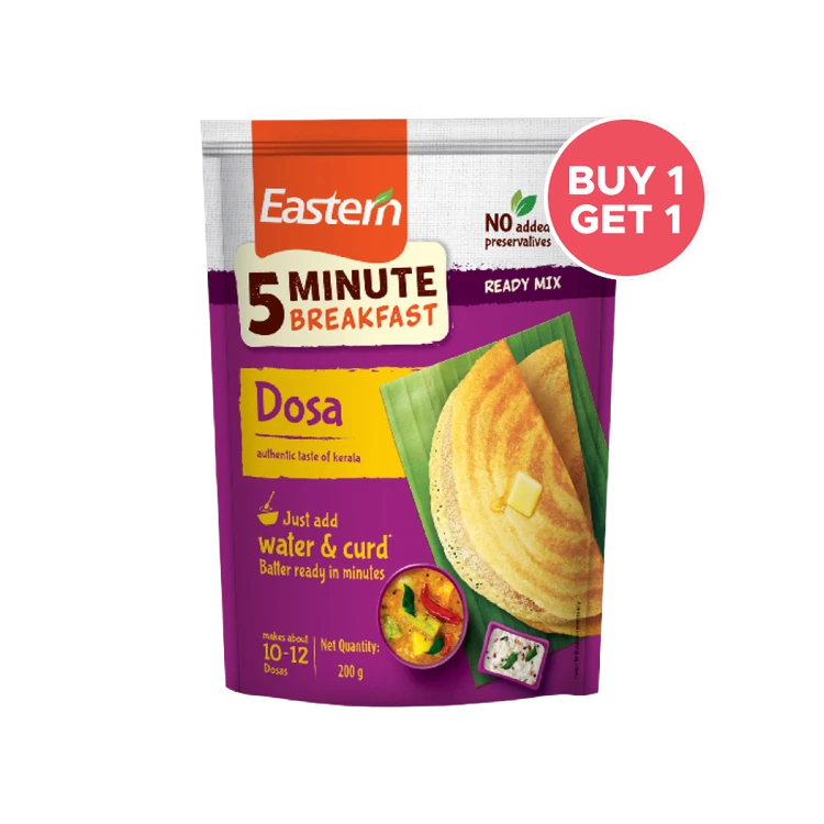 Eastern 5 Mins Instant Breakfast Dosa Mix - Buy 1 Get 1 Free