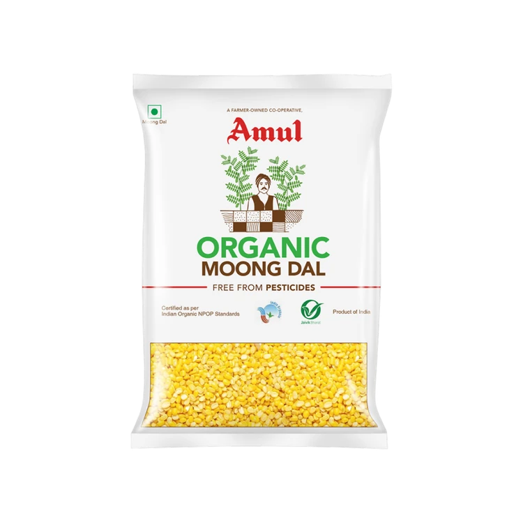 Amul Organic Moong Dal (Dhuli)