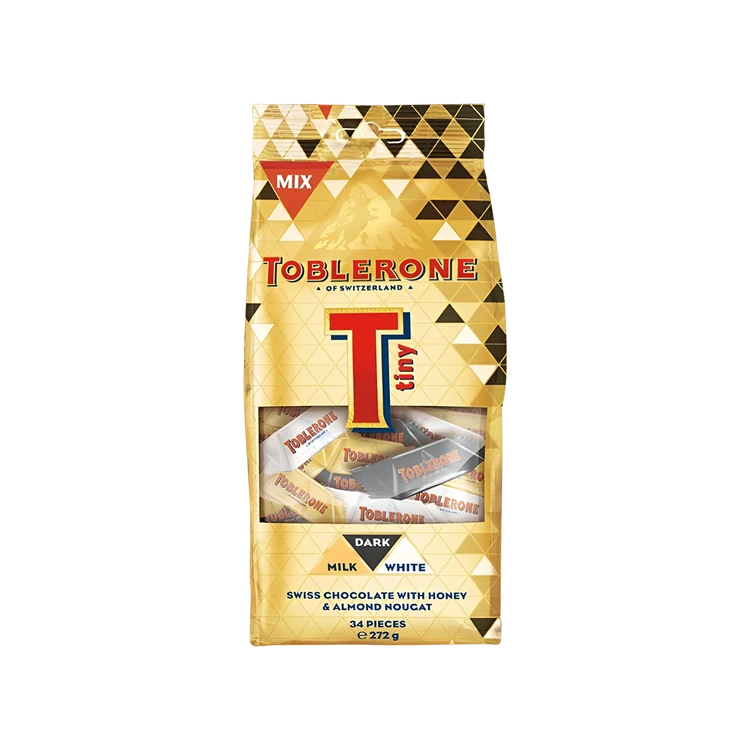 Toblerone Tiny Mix Chocolate Bag (Milk, Dark, White)